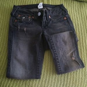 True Religion Julie Big T Skinny Jeans size 24